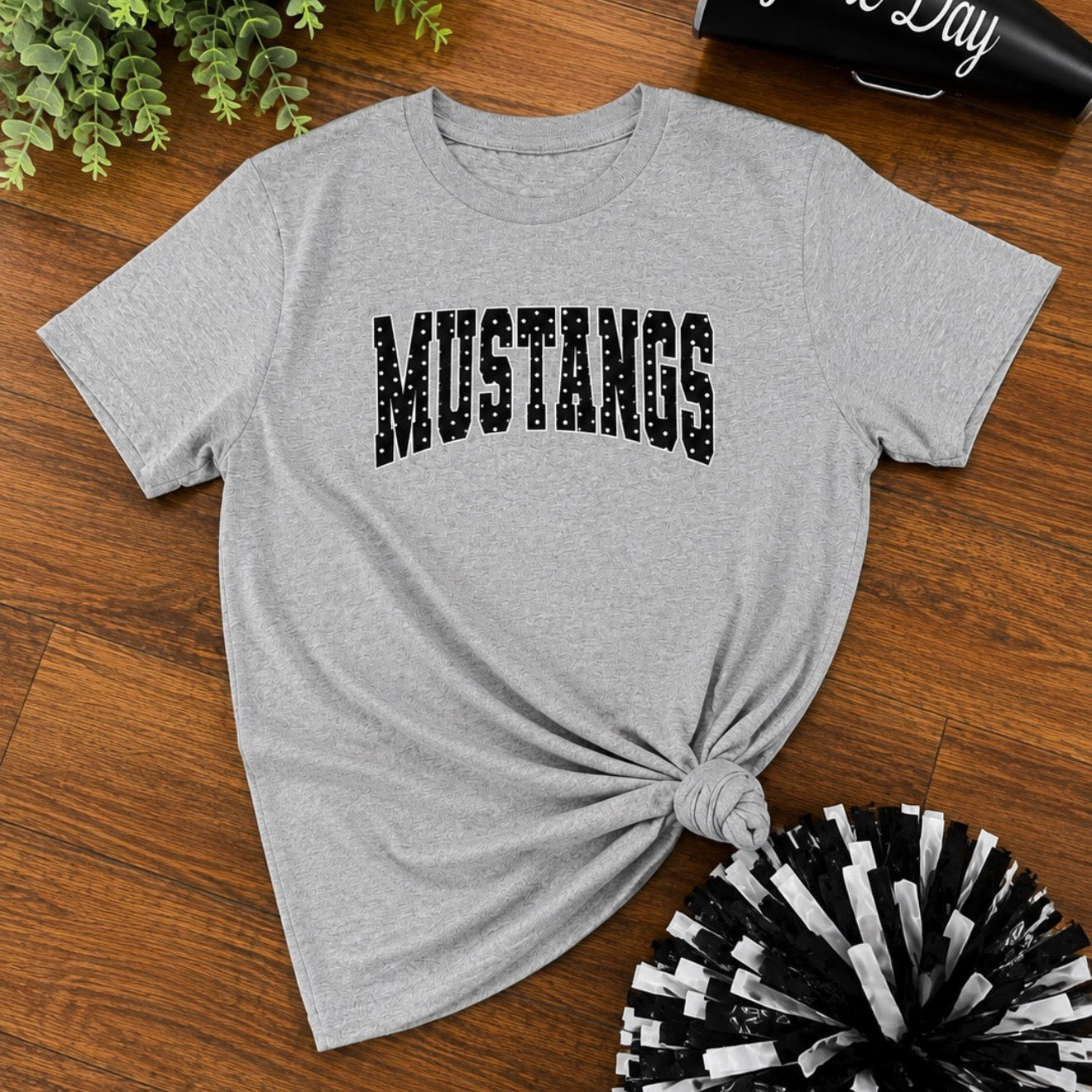 Mustangs Polka Dot Youth Tshirt