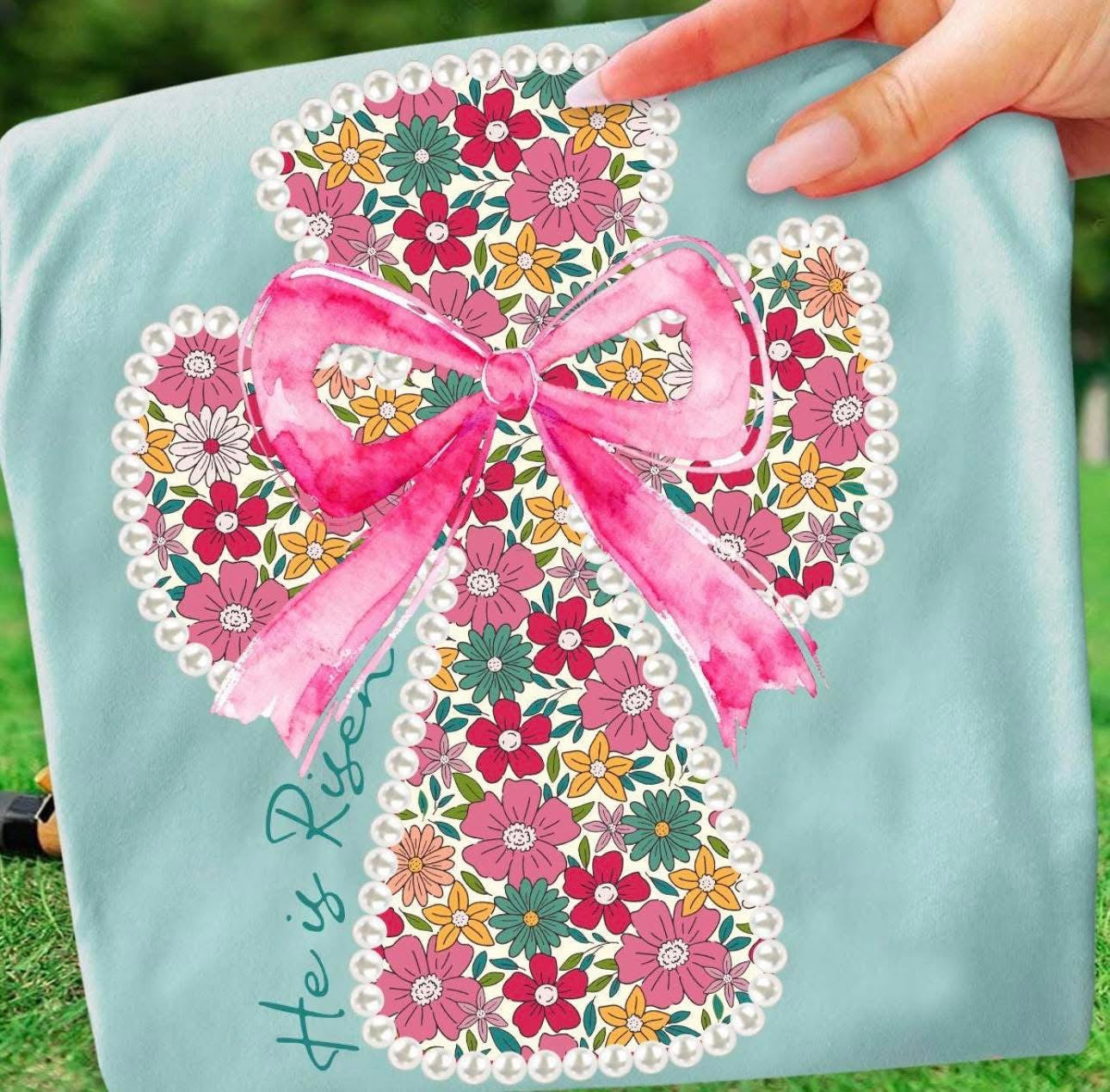 PREORDER Pearl Cross Tee