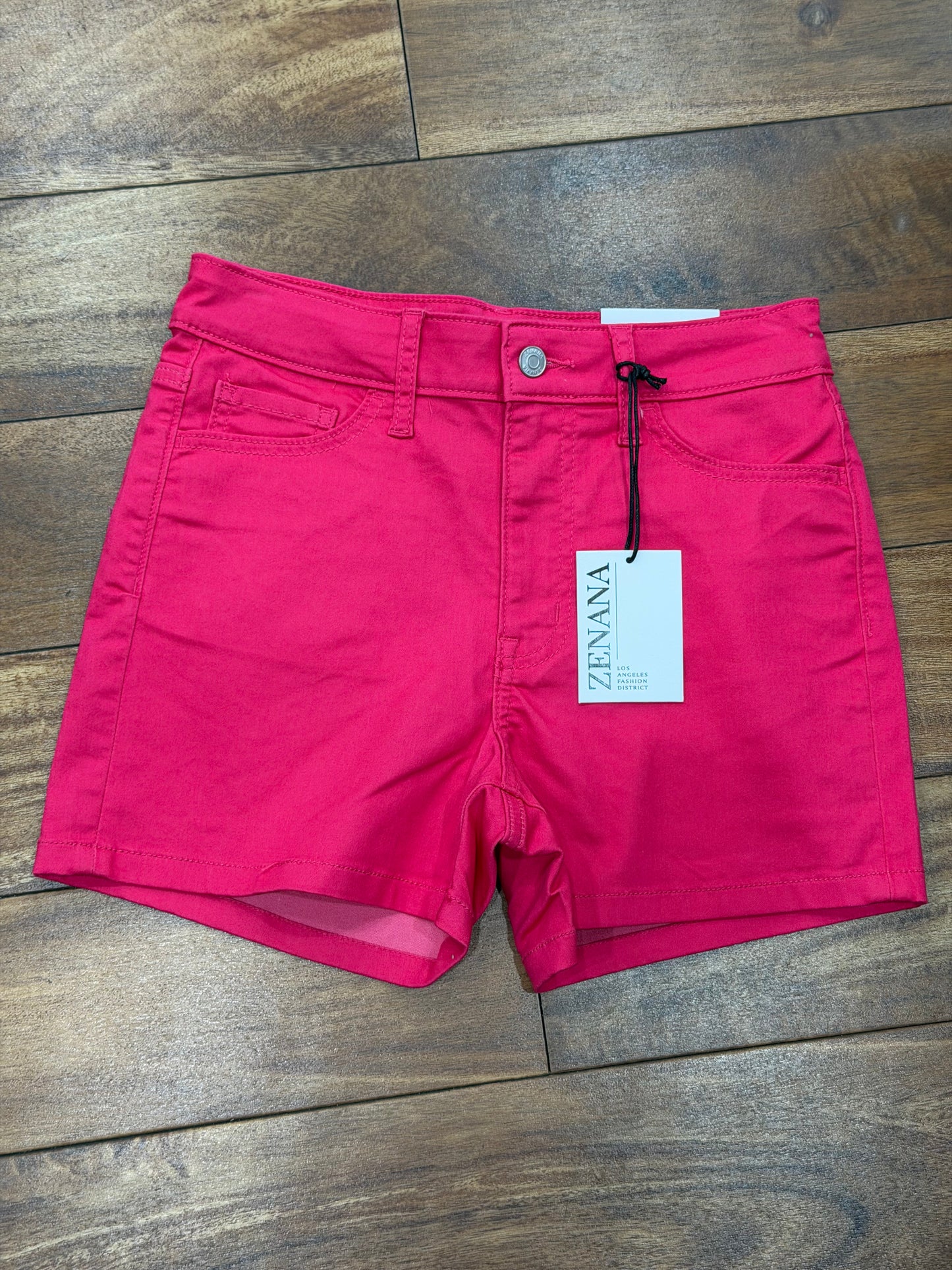 Zenana Hot Pink Shorts