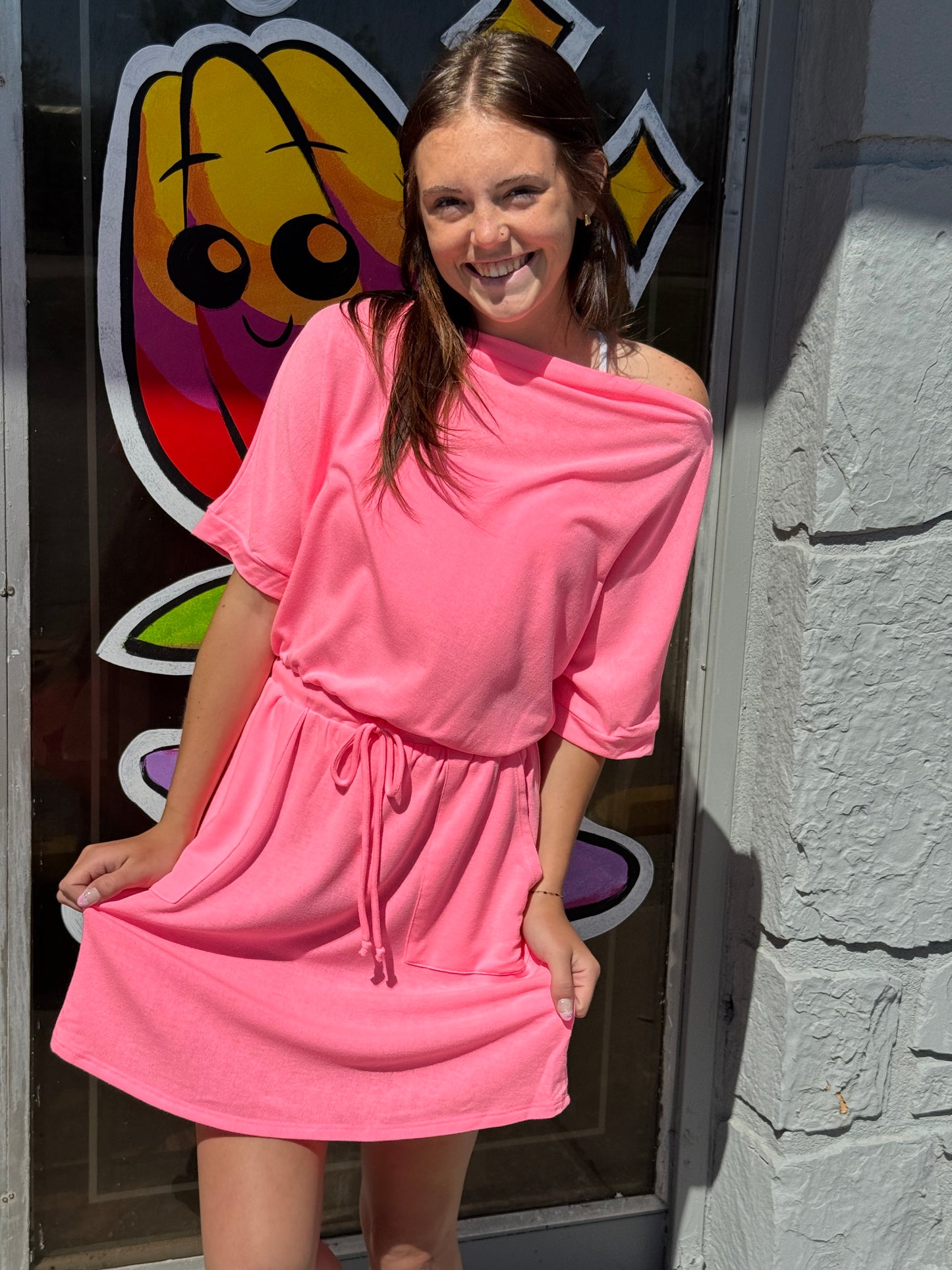 Hot Pink Dress
