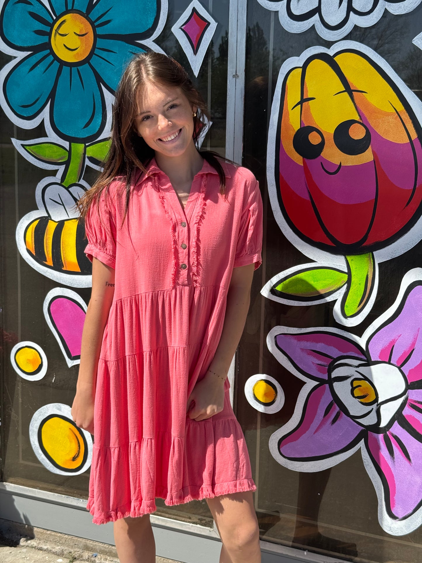Umgee Coral Dress