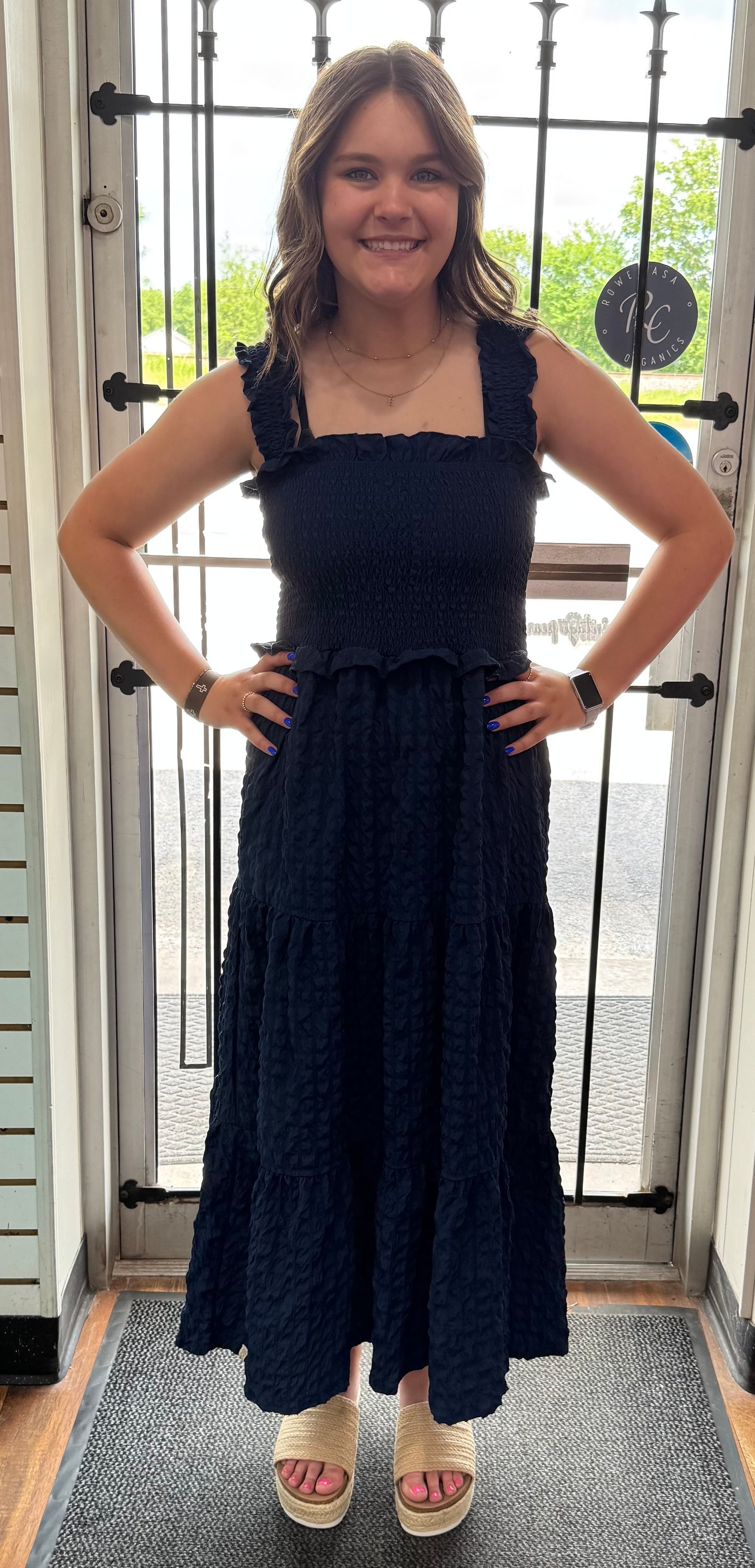 Navy Maxi Dress