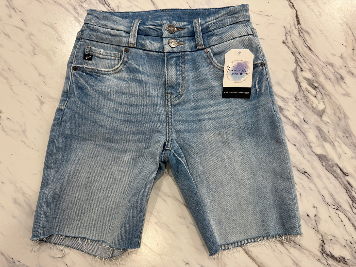 Kancan Light Denim Shorts