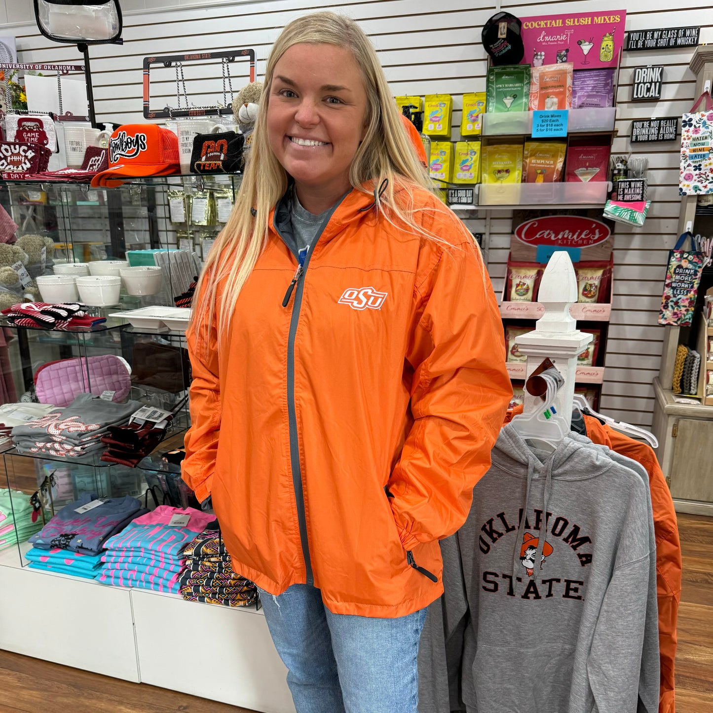 OSU Orange Rain Jacket