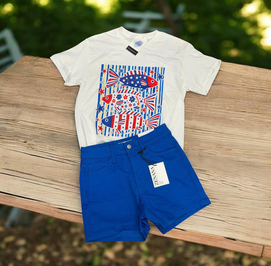 Patriotic Fish Tshirt