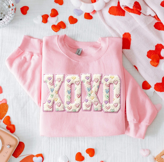 XOXO Pink Sweatshirt