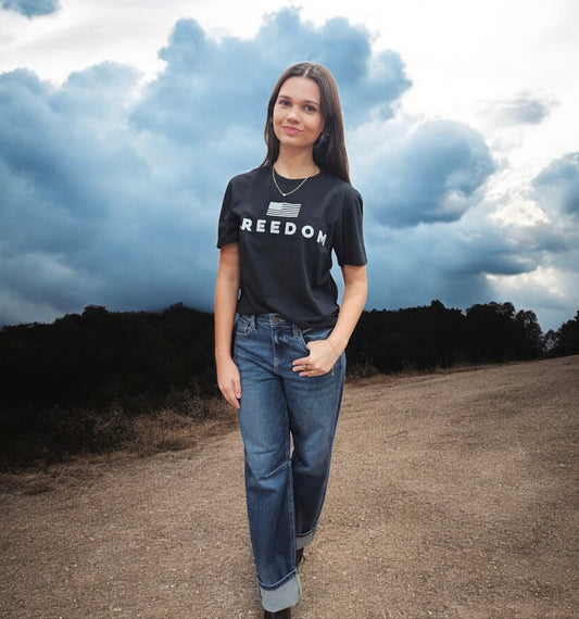 Freedom Black T-Shirt