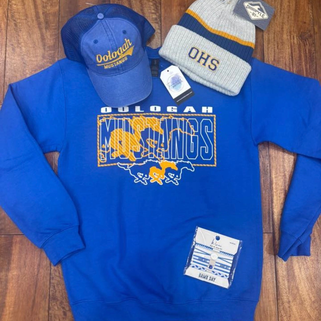 Blue Mustang Sweatshirt