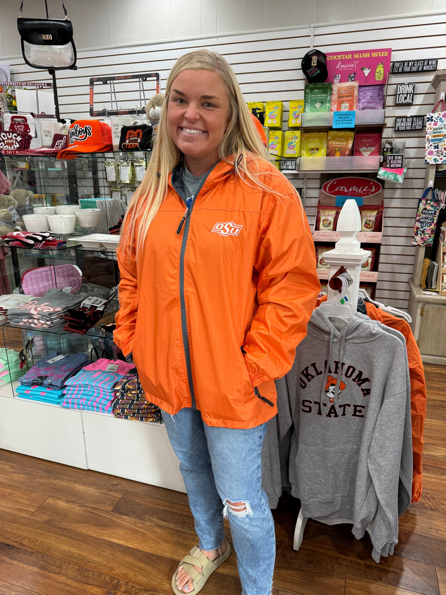 OSU Orange Rain Jacket