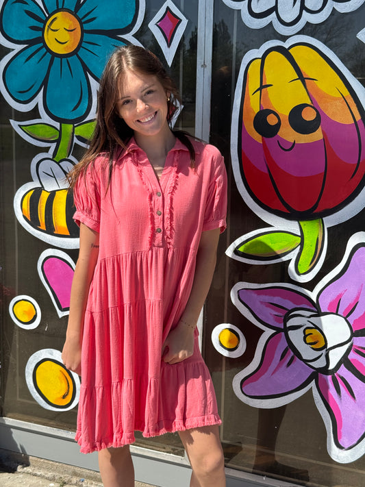 Umgee Coral Dress