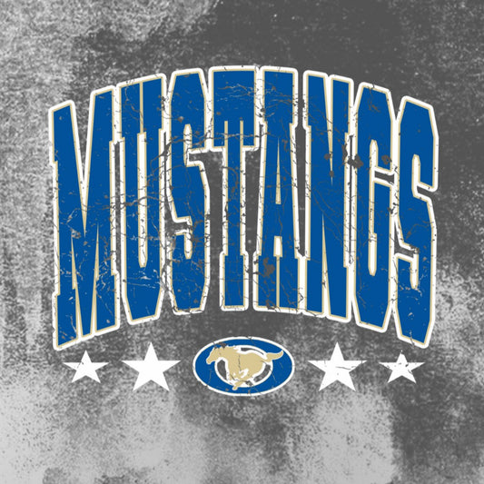 Mustangs Acid Wash T-Shirt