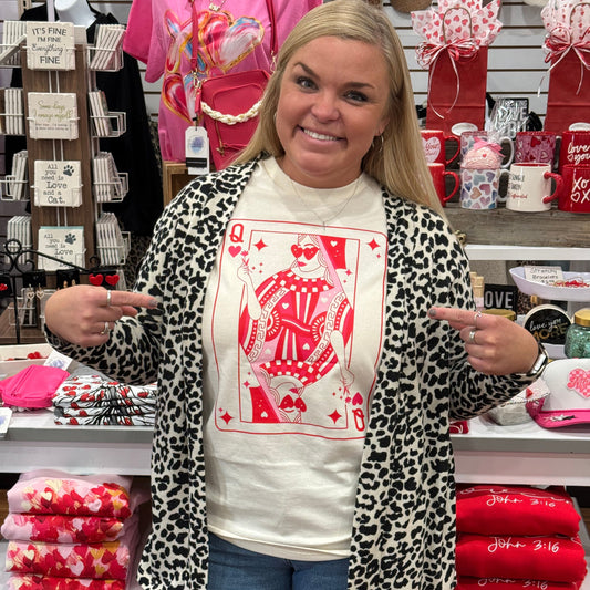 Queen of Hearts Sand Tshirt PRE-Order