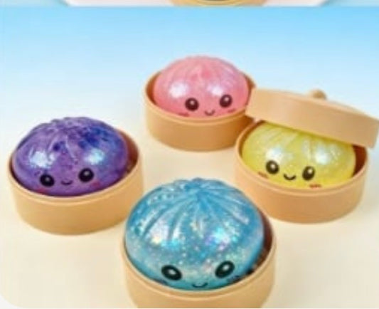 Glitter Dumpling Squishy Pre Order