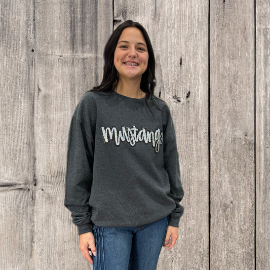 Glitter Mustangs SweatShirt